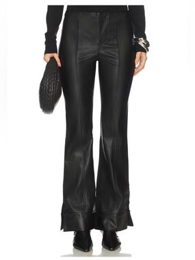 Free People Glow Up Faux Leather
Pants, size 4. Brand new with tags.